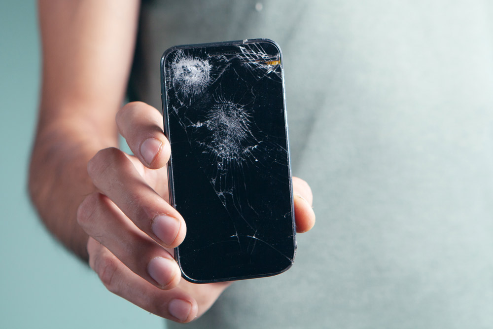 où mettre les téléphones portables cassés