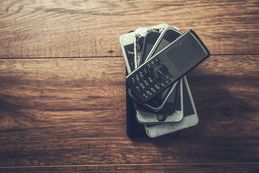 Éliminer ses anciens téléphones