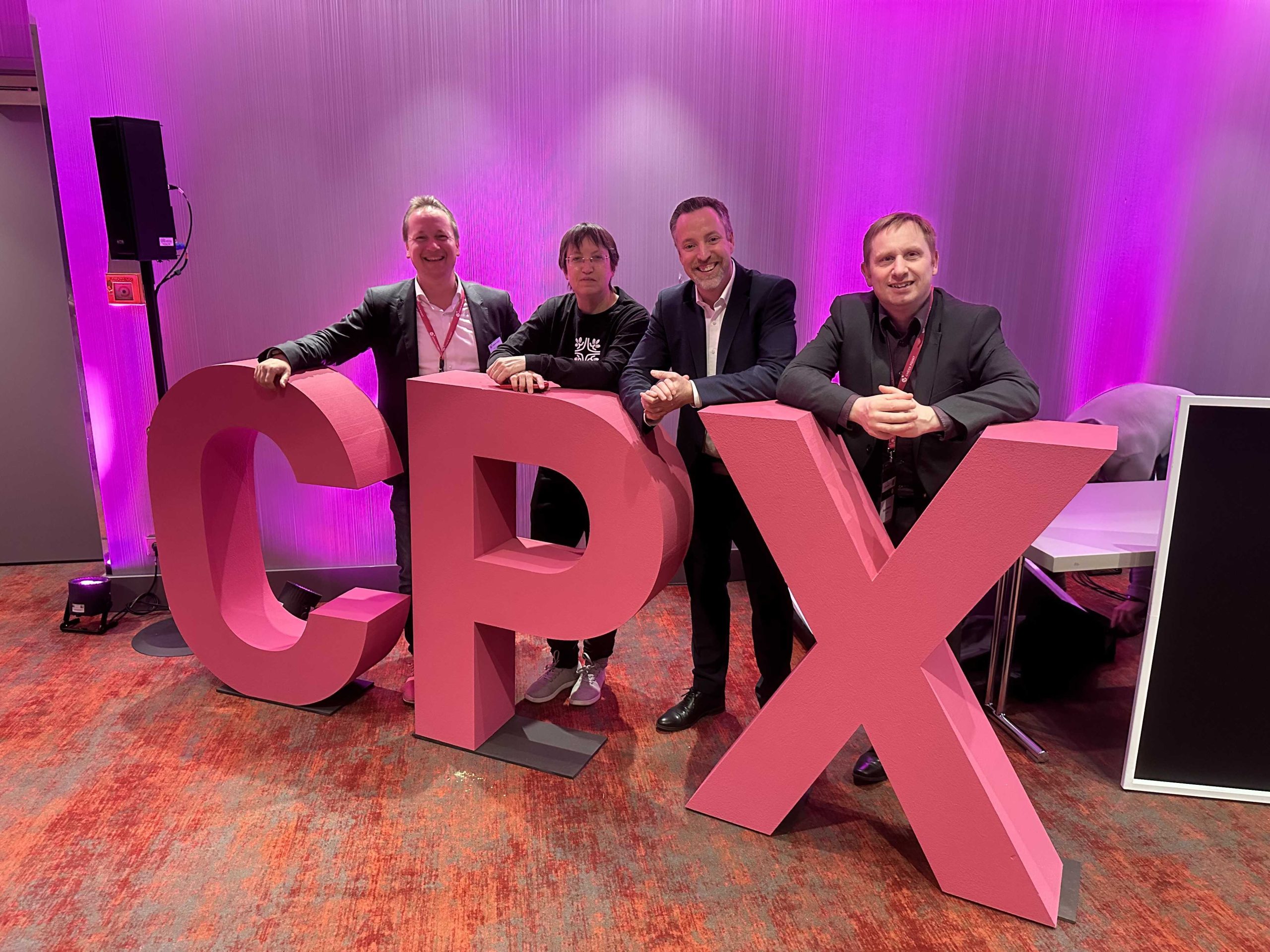 Left to right: Yves Jonczyk (Senior Channel Account Manager DACH at Check Point), Dorit Dor (CTO at Check Point), Felix Mandrella (VP Client Organization at Everphone), Deryck Mitchelson (CISO at Check Point)